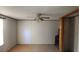 Large bedroom with ceiling fan, offers ample space for new décor and furnishings at 20144 Se 156Th St, Umatilla, FL 32784