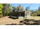 Exterior view of a single-story home featuring a large screened-in porch at 20144 Se 156Th St, Umatilla, FL 32784