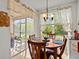 Inviting breakfast nook featuring a glass sliding door to the patio and an adjacent window for ample sunlight at 1206 Bella Cara Ct, Davenport, FL 33896