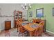 Cozy dining room with classic furnishings, warm lighting, and decorative accents for a sophisticated atmosphere at 1206 Bella Cara Ct, Davenport, FL 33896