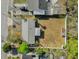 A bird's eye view of the property, highlighting the expansive backyard and the property's well-defined boundaries at 1868 Wayside Dr, Orlando, FL 32818