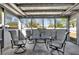 Enjoy outdoor dining on the covered patio with comfortable seating and serene views at 1868 Wayside Dr, Orlando, FL 32818