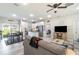 Combined living and dining area, featuring neutral-toned walls and an inviting open layout at 1959 9Th Ave, Deland, FL 32724