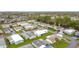 An aerial view of the community shows the homes in the neighborhood at 200 Patricia Pl, Davenport, FL 33897