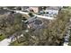 Aerial view featuring solar panels, a private backyard, and proximity to neighborhood amenities at 2005 Blackbird Dr, Apopka, FL 32703