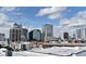 Expansive city view showcasing modern architecture, office buildings, and blue sky, from a rooftop in a metropolitan location at 206 E South St # 1018, Orlando, FL 32801