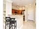 Kitchen featuring granite countertops and stainless steel appliances at 206 E South St # 1018, Orlando, FL 32801