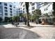 Inviting pool and lounge area with a cabana and comfortable seating for outdoor enjoyment at 206 E South St # 1018, Orlando, FL 32801