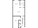 Layout of main floor featuring the dining area, kitchen, living room, garage, WC, and foyer at 2722 Dodds Ln, Kissimmee, FL 34743