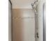 Modern shower features dual shower heads, stylish tile, and glass door at 625 Silverthorn Pl, Groveland, FL 34736