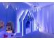 Unique themed ' bedroom with a custom-built castle bed, charming decor, and playful lighting at 7568 Marker Ave, Kissimmee, FL 34747