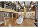 Open lobby area with stylish barn doors, a reception desk, lounge chairs and large windows for natural light at 911 N Orange Ave # 104, Orlando, FL 32801