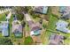 Aerial view of home showcasing lot and screened in pool at 1306 Pleasantridge Pl, Orlando, FL 32835