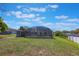 Expansive backyard featuring a screened in pool perfect for relaxation and outdoor enjoyment at 1306 Pleasantridge Pl, Orlando, FL 32835