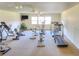 On-site gym featuring a treadmill, elliptical, bikes, and more at 315 N Causeway # B302, New Smyrna Beach, FL 32169