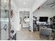 Bright home entryway leading to a living room with an open concept layout at 6117 Sandy Springs Ct, St Cloud, FL 34771