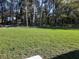An expansive backyard lawn featuring lush greenery and mature trees for a serene outdoor space at 13215 Sw 41St Ct, Ocala, FL 34473