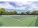 A view of the community tennis courts in a well-maintained recreational area at 14602 Winter Stay Dr, Winter Garden, FL 34787