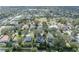 Beautiful aerial shot of a leafy residential area, featuring well-maintained homes and verdant landscaping at 1741 Pine Ave, Winter Park, FL 32789
