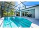 Inviting screened-in pool area with comfortable seating, perfect for outdoor relaxation at 20773 Starry St, Orlando, FL 32833