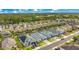 Great aerial view of the homes in this community, each featuring screened pools and well kept lawns at 2348 Victoria Dr, Davenport, FL 33837