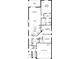 Detailed floor plan showcasing the layout of the home's three bedrooms, open living space, and a two-car garage at 2735 San Marco Way, Winter Haven, FL 33884