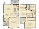 Detailed floor plan showcasing the layout of this two-story home at 3010 Ballad Rd, Kissimmee, FL 34746