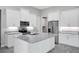 Modern kitchen featuring stainless steel appliances, granite countertops, and ample cabinetry at 30340 W Bluebell Ave, Eustis, FL 32736