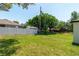 Spacious backyard, fenced for privacy and ample room for outdoor activities and recreation at 4198 Sw 128Th Pl, Ocala, FL 34473