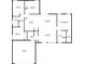 Floor plan shows layout of bedrooms, bathrooms, kitchen, laundry and garage at 4914 Sw 147Th Loop, Ocala, FL 34473
