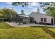 Lovely backyard showcasing an enclosed pool, patio seating, and a well-maintained lawn area at 6339 Coopers Green Ct, Orlando, FL 32819