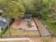 Aerial view of a community playground with swings, slides, and a picnic pavilion at 958 High Point Loop, Longwood, FL 32750