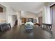 Open floor plan dining room with vaulted ceilings and view to a lounge at 974 E Michigan St # 974, Orlando, FL 32806