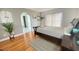 Bedroom featuring wood floors, neutral paint and decorative shelving at 1001 Lester Ridge Ct, Kissimmee, FL 34747