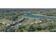 Aerial view of Turnberry community, golf course, multiple lakes, trees and green spaces at 1377 Tappie Toorie Cir, Lake Mary, FL 32746