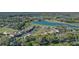 Aerial view of Turnberry community features golf course, green spaces and lake at 1377 Tappie Toorie Cir, Lake Mary, FL 32746