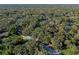 Aerial view of the area surrounding a wooded lot in a quiet neighborhood at 140 Sweet Bay Cir, Lake Mary, FL 32746