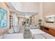 Open-concept living area showcasing modern design and comfortable seating at 3191 Brasilia Ave, Kissimmee, FL 34747