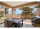 Cozy outdoor dining area with grill, perfect for entertaining and enjoying outdoor meals at 3191 Brasilia Ave, Kissimmee, FL 34747