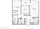 Detailed floor plan of a condo featuring a living room, kitchen, bedrooms, bathrooms, and balcony at 322 E Central Blvd # 606, Orlando, FL 32801