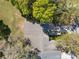 Aerial view of the home's roof with several skylights at 8722 Village Green Blvd, Clermont, FL 34711