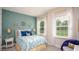 Charming bedroom with light blue accents, soft lighting, and a comfortable bed at Tbd Shirley Shores Rd, Tavares, FL 32778