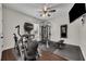 Home gym featuring various exercise machines and equipment on rubber flooring at 142 Stone Hill Dr, Maitland, FL 32751