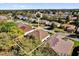 Aerial view of property showcasing the backyard, roof, and surrounding neighborhood at 24515 Bocage Way, Leesburg, FL 34748