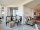 Waterfront lanai featuring comfortable seating and an entrance to the living and sleeping areas at 434 Bouchelle Dr # 202, New Smyrna Beach, FL 32169