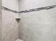 Shower stall featuring neutral-toned tiling with decorative band and a corner soap shelf at 405 Bandon Dunes Loop, Davenport, FL 33837