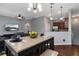 The dining room is open to the kitchen and living room, creating a seamless flow at 10876 Eclipse Lily Way # 60, Orlando, FL 32832