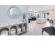 Bright living room with modern decor, light wood floors, and lots of natural light at 13800 Chauvin Ave, Orlando, FL 32827