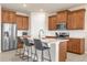Modern kitchen with stainless steel appliances and ample counter space at 1452 Hopedale Pl, Sanford, FL 32771