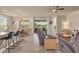 Inviting living room with open floor plan and plenty of natural light at 1452 Hopedale Pl, Sanford, FL 32771